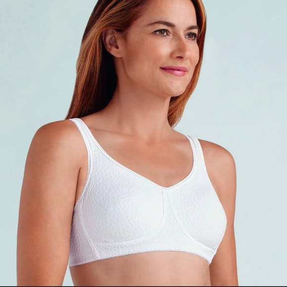 Amoena Mona Non-Wired Mastectomy Bras in Cognac Tan, Black & White New in Box - Picture 4 of 15